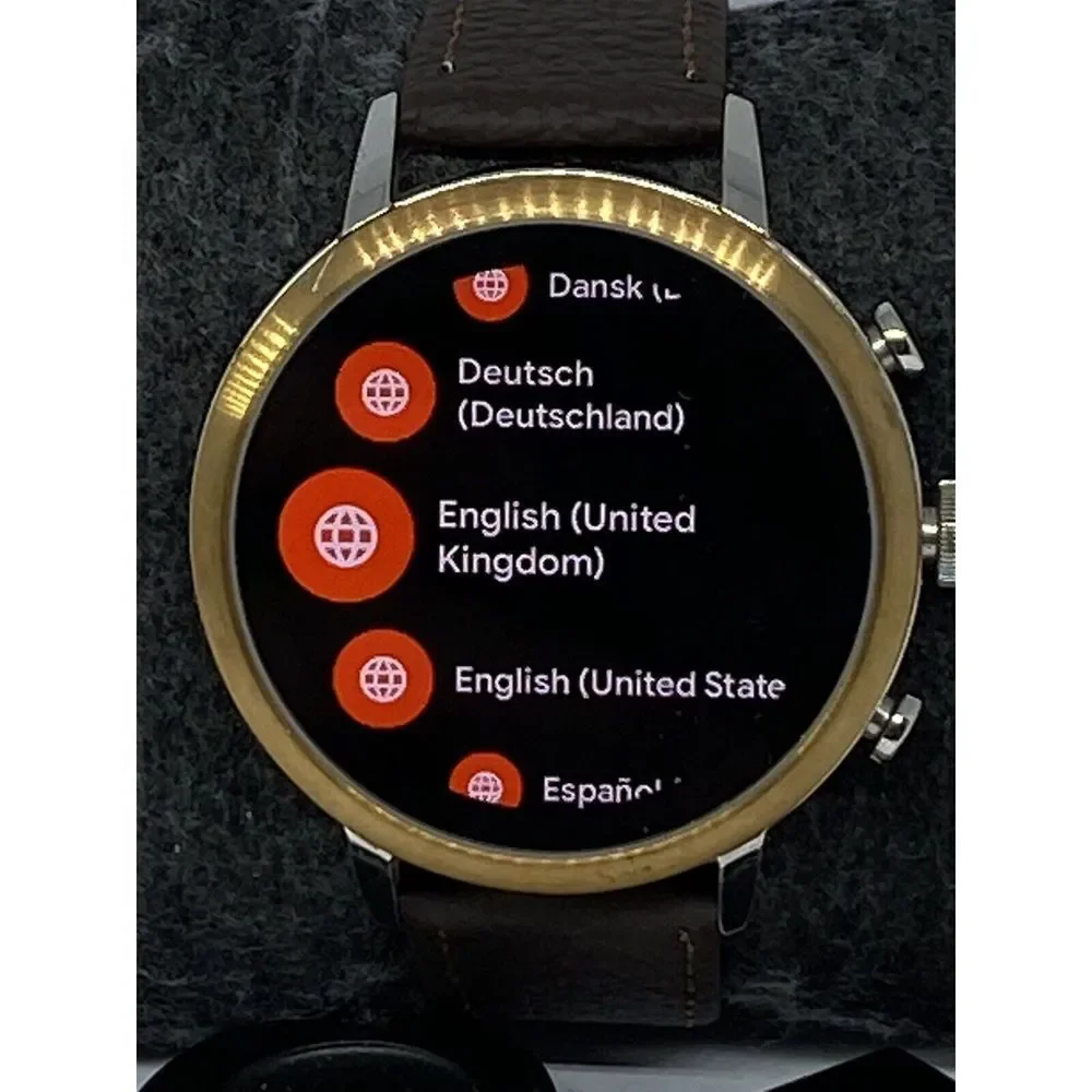 Fossil Gen 4 Authentic Digital Dial Smart Watch Custom Band FTW6016 CR129
